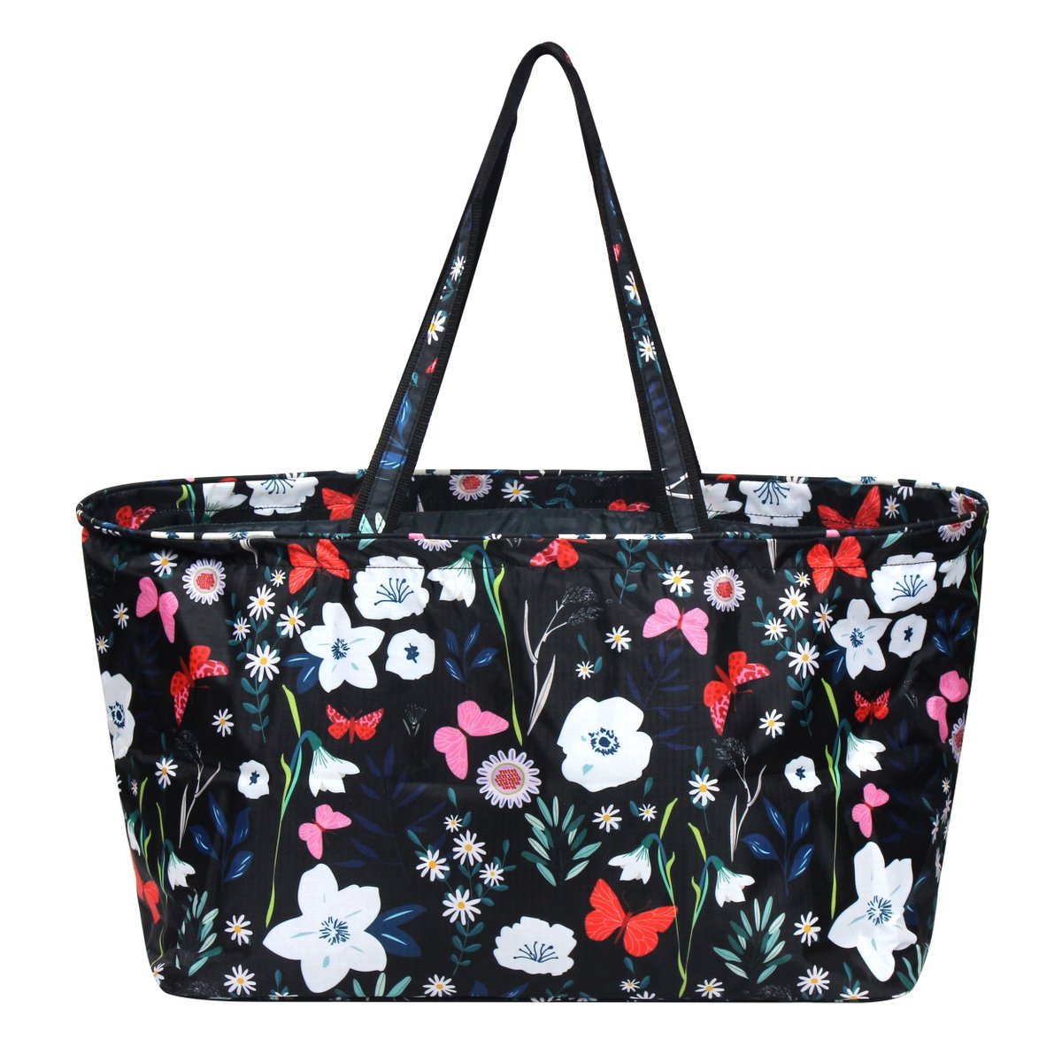Butterfly Garden Floral Large Ultimate Utility Tailgate Tote Bag XL All Purpose - Style For You