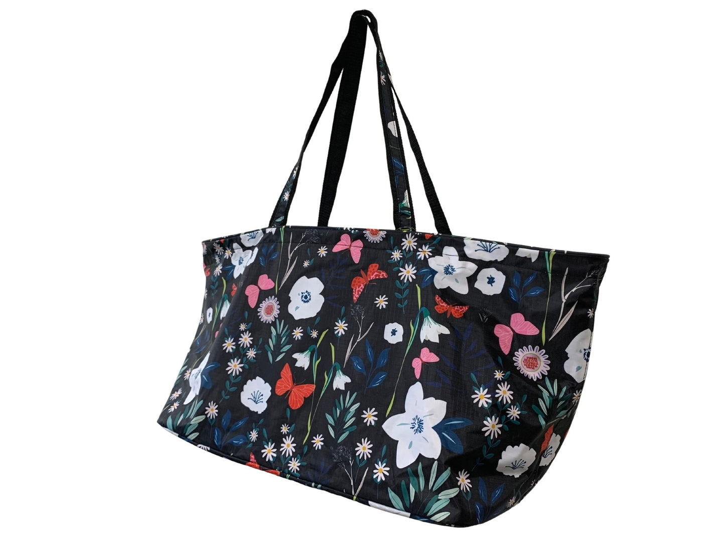 Butterfly Garden Floral Large Ultimate Utility Tailgate Tote Bag XL All Purpose - Style For You