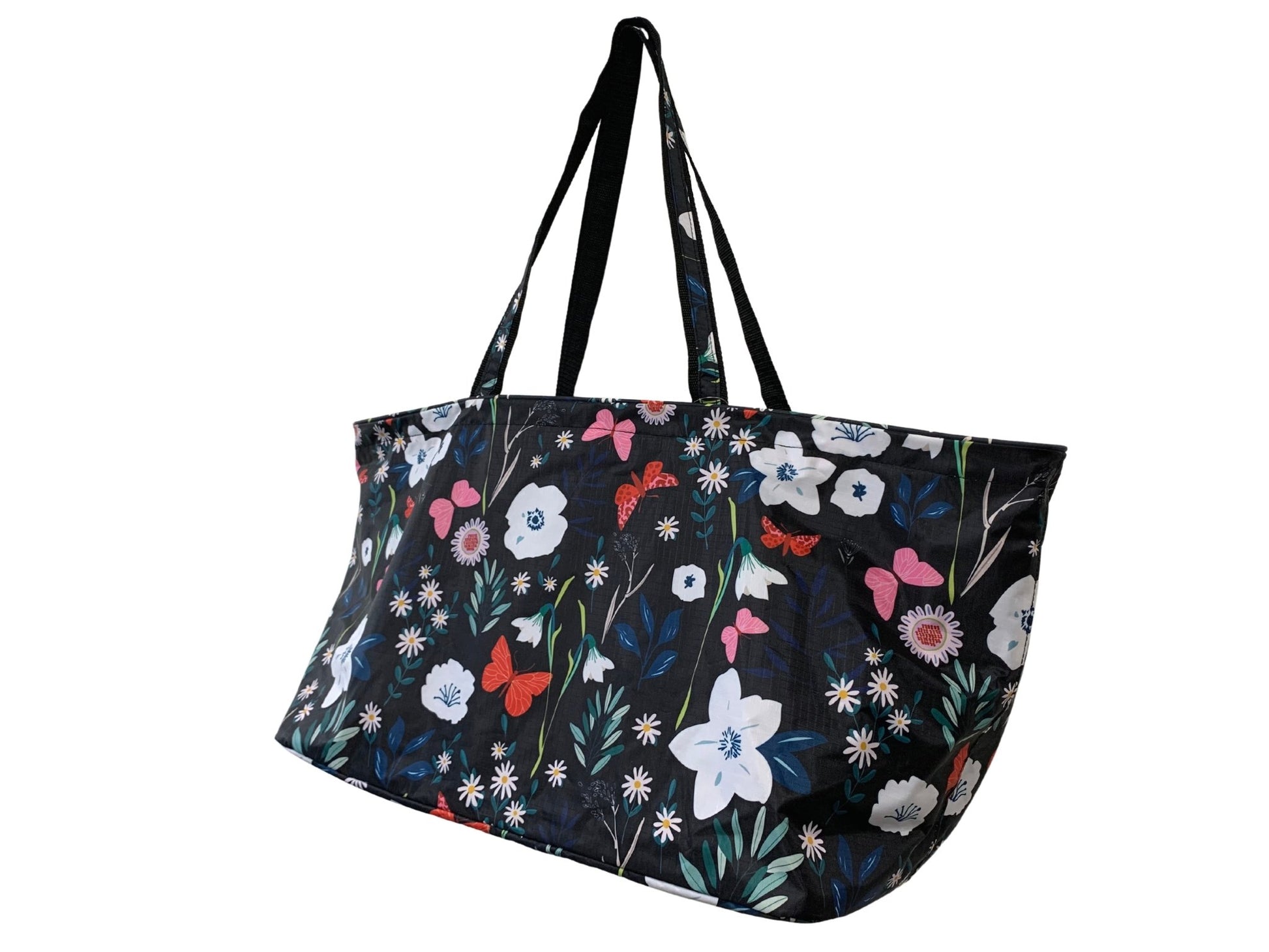 Butterfly Garden Floral Large Ultimate Utility Tailgate Tote Bag XL All Purpose - Style For You