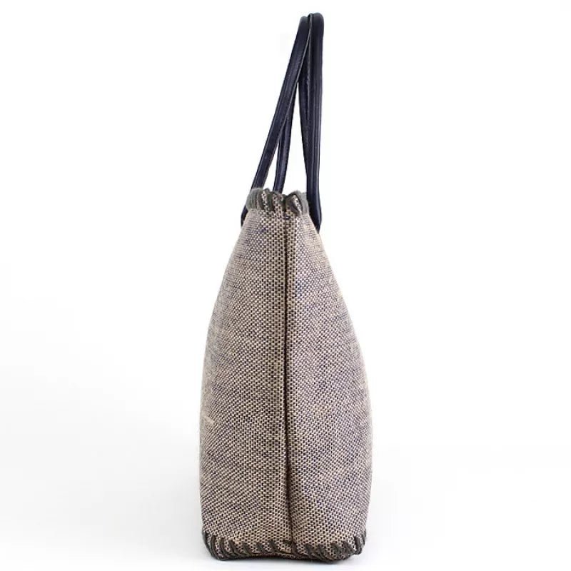Large Brown Boho Jute Tote – Lightweight Burlap Shoulder Bag - Style For You