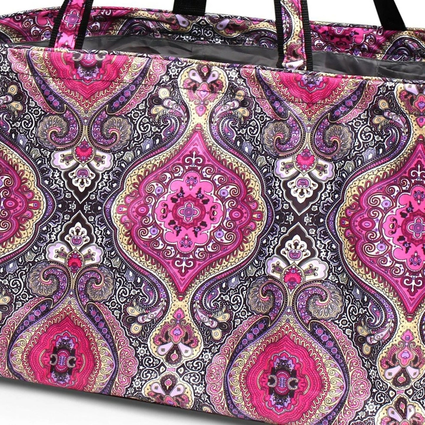 Purple Bohemian Rhapsody Paisley Large Ultimate Utility Tailgate Tote Bag XL All Purpose - Style For You