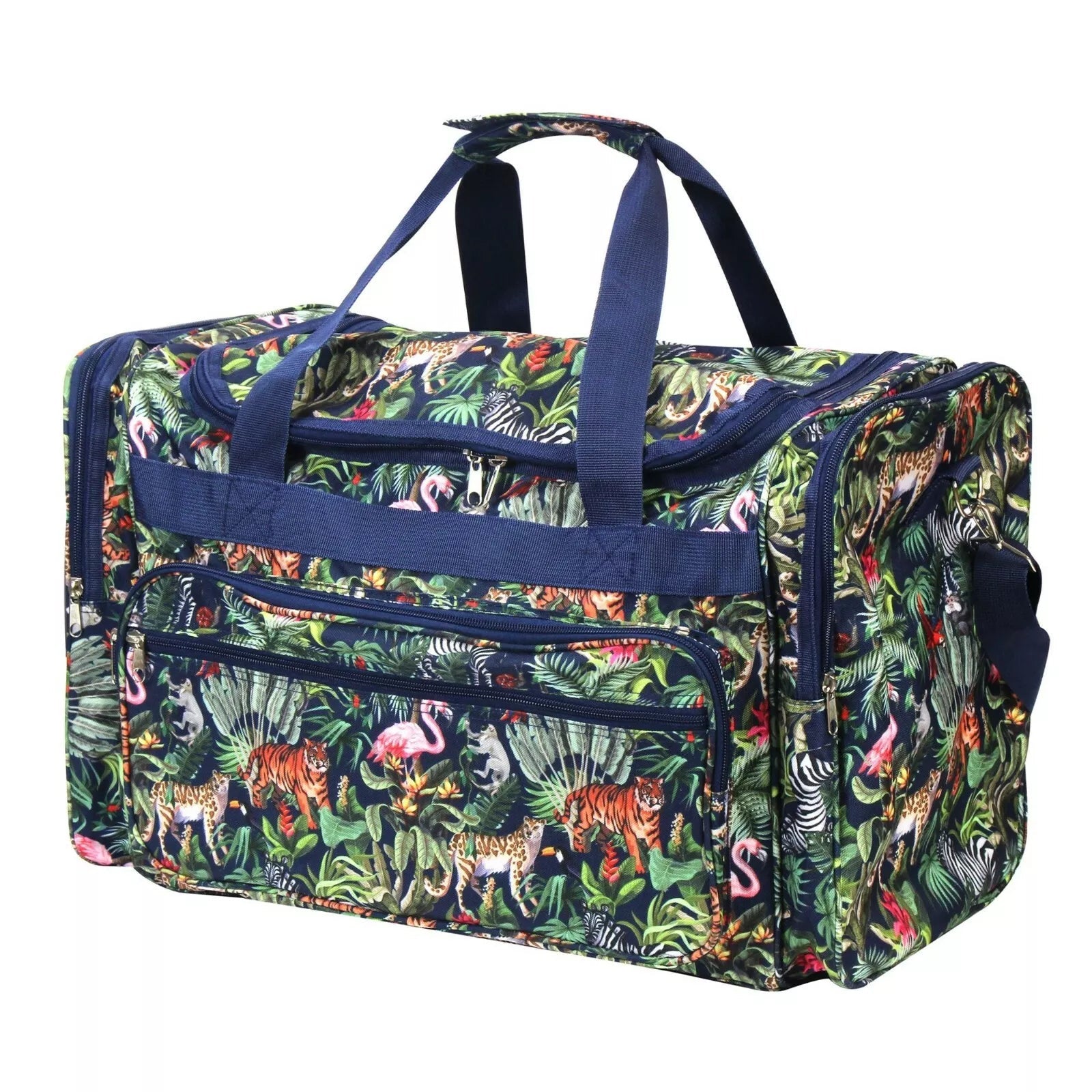 Tropical Jungle Animal Duffel Bag – Large Travel, Gym & Weekend Carry - On - Style For You