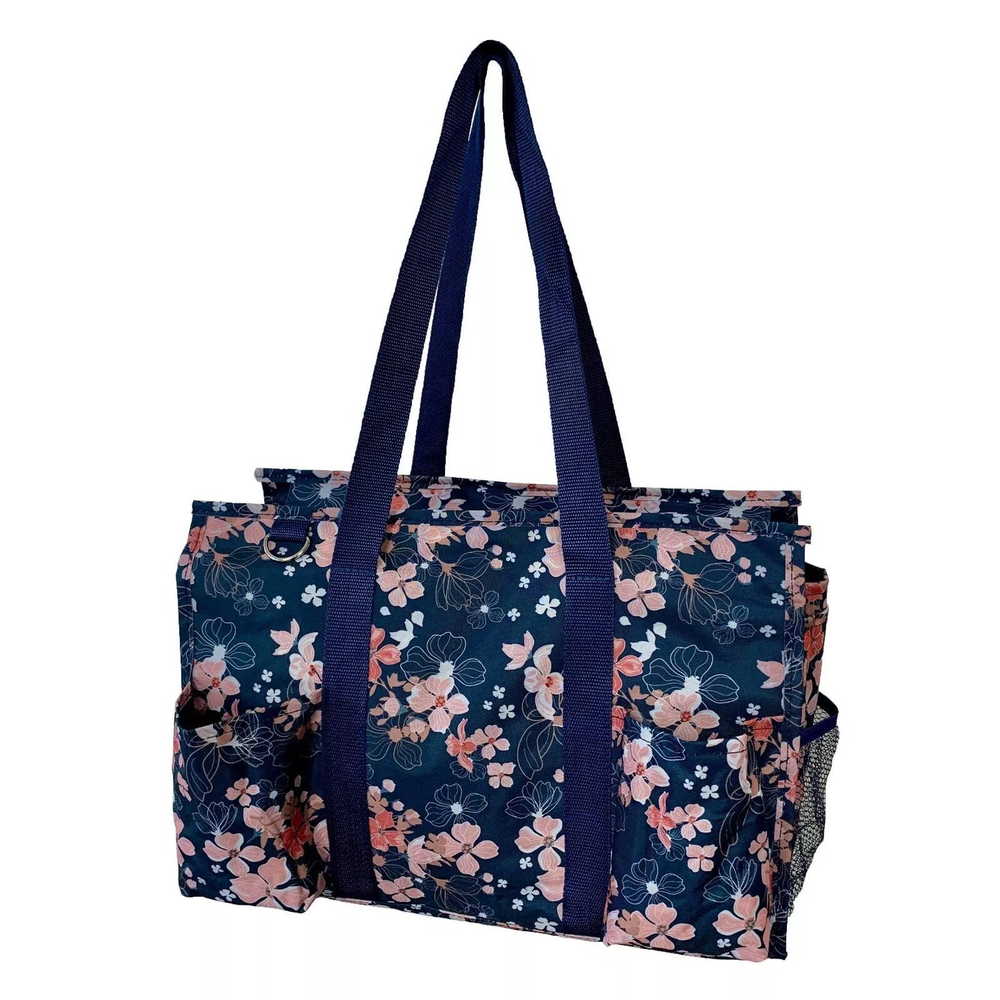 Utility Tote Bag Beach - Zip Top Organizing Diaper Bag - 7 Pocket Tote Organizer - Style For You