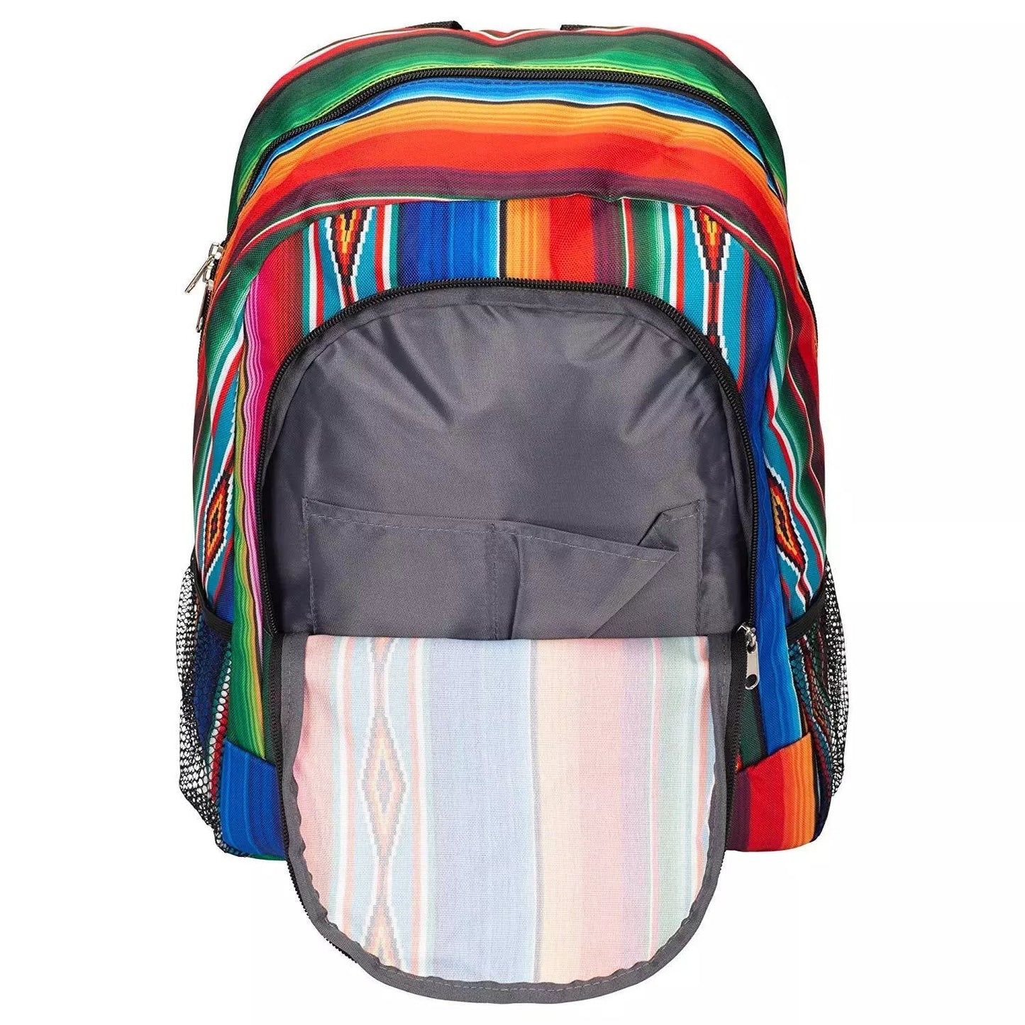 Southwest Serape Large Backpack School & Travel Adjustable Shoulder Strap Bag - Style For You